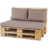 Madison Palletkussen Lounge Panama Taupe - 120 x 80cm