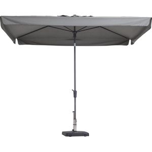 Parasol Madison Delos Luxe Polyester Light Grey 200 x 300 cm