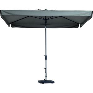 Parasol Madison Delos Luxe Polyester Light Grey 200 x 300 cm