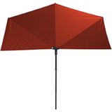 Madison Balkonparasol Sun Wave 270x150 cm Steenrood 