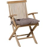 Madison Zitkussen Panama 46x46 cm Taupe - Comfortabel en stijlvol zitkussen voor buiten