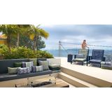 Madison Vezelkussen Panama 125x50 cm Grijs - Comfortabel en stijlvol kussen voor buiten