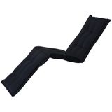 Madison - Tuinkussen - Loungekussen - 200 x 65cm - Panama Zwart - Ligbedkussen