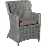 Madison Zitkussen Wicker Tuinstoel Panama 48x48 cm Taupe