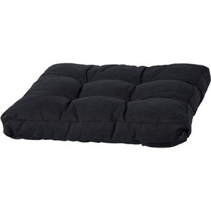 Loungekussen Madison Zit Florance Rib Black (73 x 73 cm)