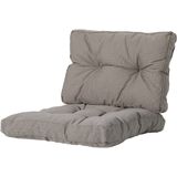 Madison: Loungekussen Rug Florance Rib 73x43 - Liver