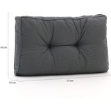 Loungekussen Madison Rug Florance Rib Grey (73 x 43 cm)
