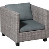Loungekussen Madison Zit Basic Grey (73 x 73 cm)