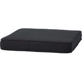 Loungekussen Madison Zit Luxe Rib Black (73 x 73 cm)