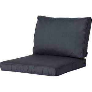 Loungekussen ruggedeelte 60x40cm carré - Basic black