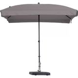 Madison Parasol Patmos Luxe Rechthoekig 210x140 cm Taupe - Stijlvolle en ruime parasol