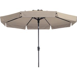 Madison Parasol Flores Luxe Rond 300 cm Ecru - Stijlvolle en Luxe Parasol