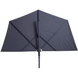 Madison Balkonparasol Sun Wave 270x150 cm Grijs - PAC3P014