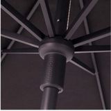 Sonnenschirm Syros Luxe 350 cm Rund Grau Madison