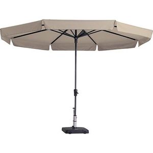 Madison Parasol Syros Luxe Rond 350 cm Ecru - Stijlvolle Luxe Parasol