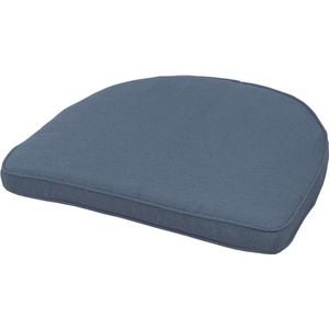 Madison Wicker York - Panama - Safier blue - 48x48 - Blauw