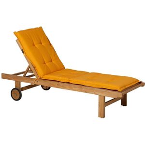 Madison - Tuinkussen - Loungekussen - 200 x 60cm - Panama Okergeel - Ligbedkussen