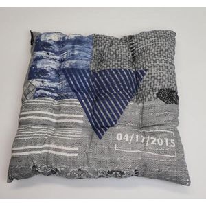 Madison Toscane zitkussen 46x46 cm Kell blue