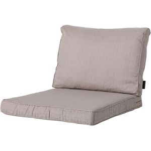 Loungekussen ruggedeelte 73x40cm carré - Basic taupe