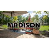 Madison - Bankkussen Outdoor Manchester Denim Grey - 120x48 - Blauw