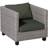 Madison - Lounge profi-line outdoor Manchester green - 73x73 - Groen