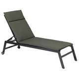 Madison - Tuinkussen - Outdoor - 190 x 60cm - Manchester Groen - Ligbedkussen