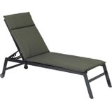 Madison - Tuinkussen - Outdoor - 190 x 60cm - Manchester Groen - Ligbedkussen