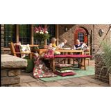 Madison Zitkussen Manchester 95x46cm voor wicker diningset | groen