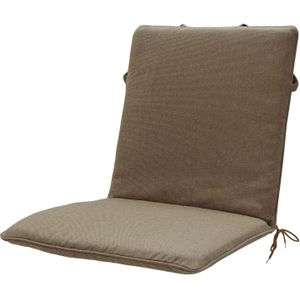 Stapelstoelkussen Madison Recycled Canvas Taupe (97 x 49 cm)