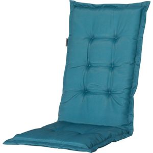 Tuinkussen hoge rug - Panama sea blue