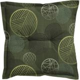 Madison Zitkussen - Hocker - Circle Green - 50x50 - Groen