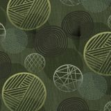 Madison Zitkussen - Hocker - Circle Green - 50x50 - Groen