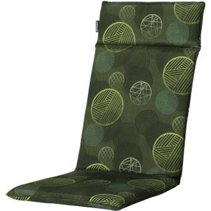 Madison - Hoge Rug - Circle Green - 120x50 - Groen