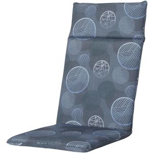 Tuinkussen Madison Universeel Circle Blue Hoge Rug