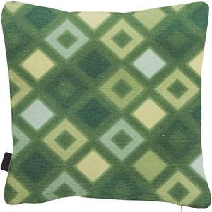 Sierkussen Madison Grids Green (50 x 50 cm)