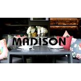 Madison Stoelkussen Hoge Rug Clea 123x50 cm Grijs