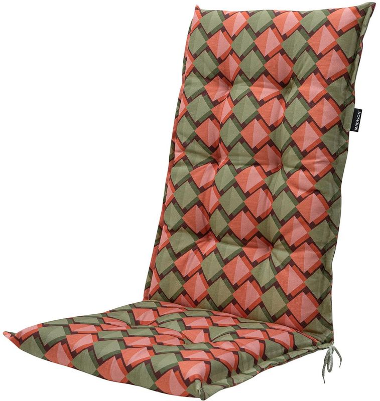 Madison - Siem - Tuinkussen - Groen - Rood - Katoen/Polyester