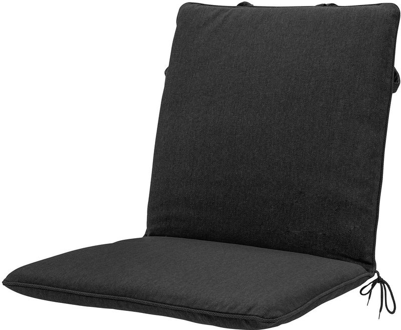 Stapelstoel Kussen Madison Black Eco + Nature Outdoor Finishing (97 x 49 cm)