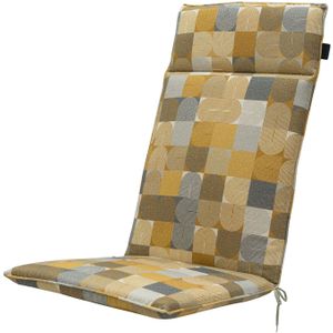 Sitzauflage Madison Universal Jacky Mustard Hohe Rückenlehne