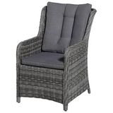 Madison - Universeel tuinkussen - Wicker - Oxford Grey - 2-delige kussenset - 50cm x 50cm - Grijs - Vervangingskussen