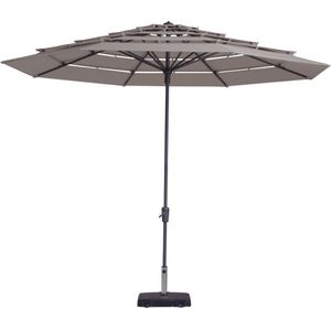 Madison - Stokparasol Syros open air 350 cm Polyester taupe zonwering
