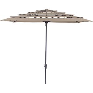 Madison - Parasol Syros Open Air Round Ecru - 280x280 - Beige