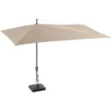 Madison Parasol Asymmetric Sideway 360x220 cm Ecru 