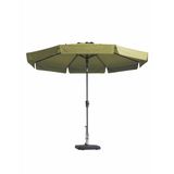 Parasol Rond 300 cm Sage groen | Topkwaliteit rond en kantelbare Madison parasol