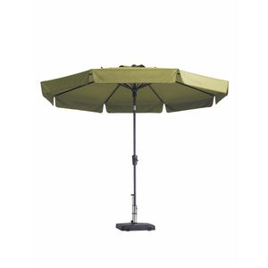 Parasol Rond Sage groen 300 cm Madison | Topkwaliteit kantelbare en ronde parasol