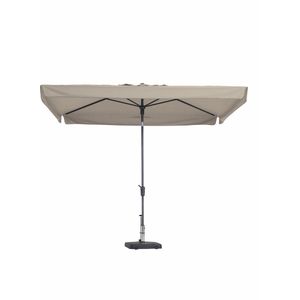 Parasol Rechthoek 200 x 300 Ecru Madison | Kantelbare en rechthoekige parasol Delos Madison