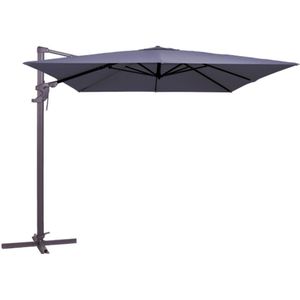 Vrijhangende zweefparasol Monaco Flex III 300x300 (safier blue)