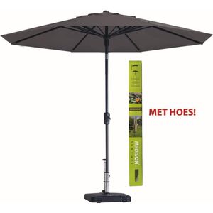Parasol Rond met hoes 300 cm Taupe
