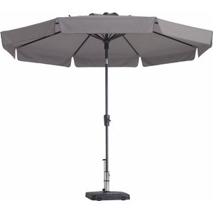 Parasol Rond Taupe 300cm | Madison Flores | Topkwaliteit kantelbare en ronde parasol