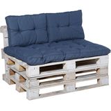 Madison - Palletkussen - Loungekussen - Zitkussen - 120x80cm - Florance Saffier Blauw - Tuinkussen